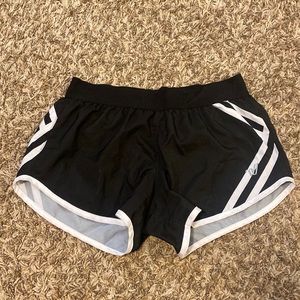 Black Varsity athletic shorts